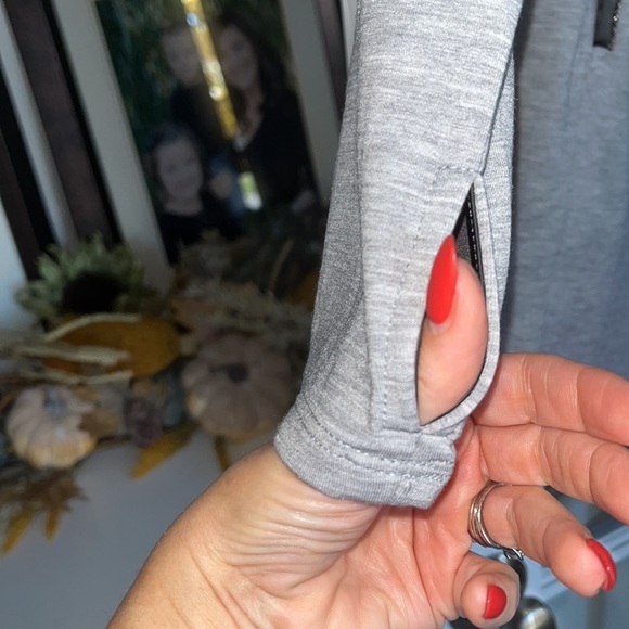 WHBM Waterfall long wrap Jacket blazer Heather Mercury White House black market - Picture 4 of 7